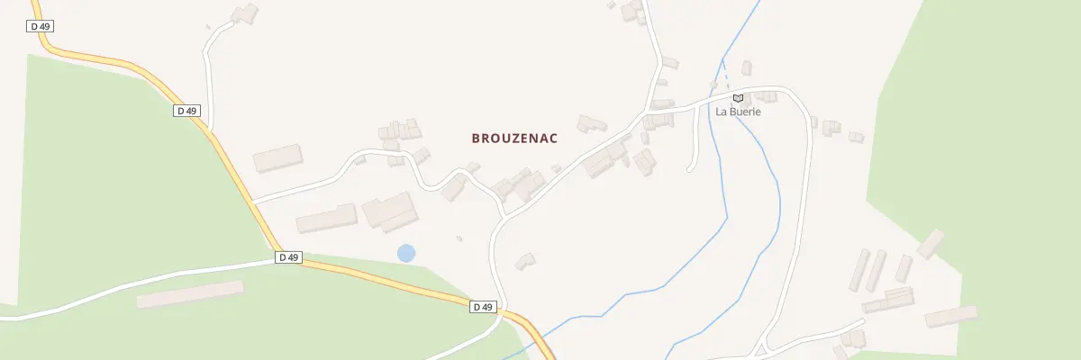 Plan du 413 Brouzenac à La Bastide-de-Sérou