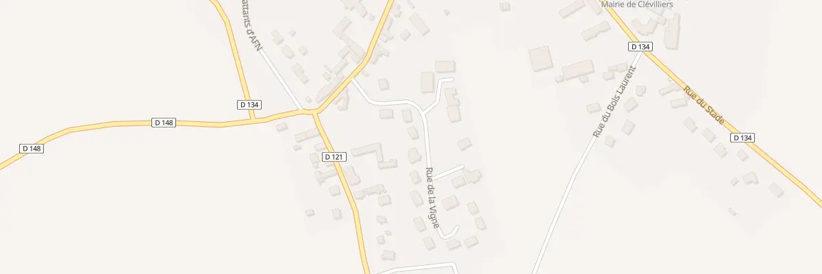Plan du 4 Rue de la Vigne à Clévilliers