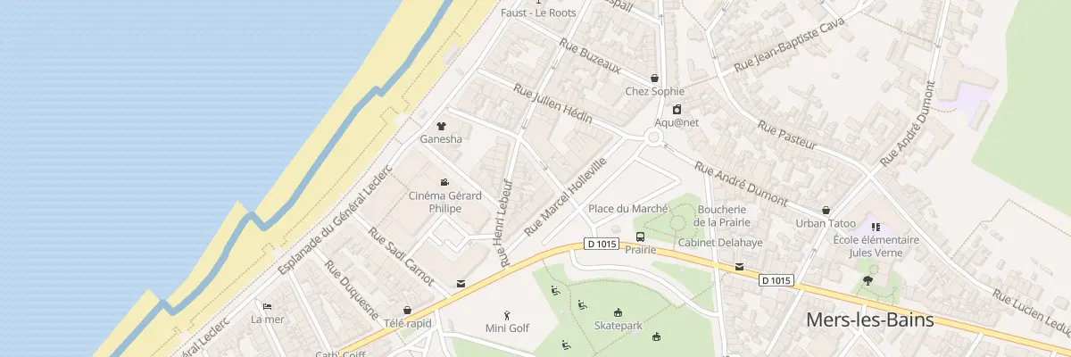 Plan du 22 Rue Maurice Dupont à Mers-les-Bains