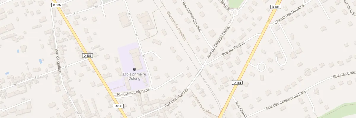 Plan du 6B Rue Jules Coignard à Pacy-sur-Eure