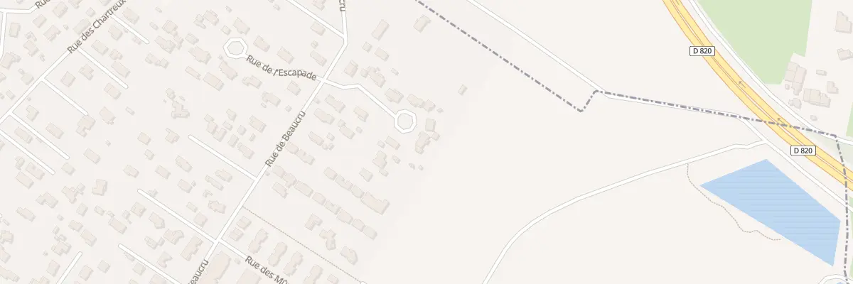 Plan du 6 Rue des Floralies à Roquettes
