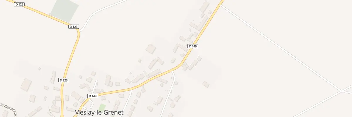 Plan du 3 Pl de la Buterne à Meslay-le-Grenet