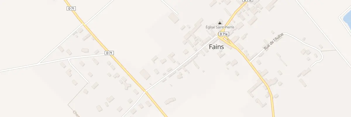 Plan du 14 Rue Louis Duguay à Fains