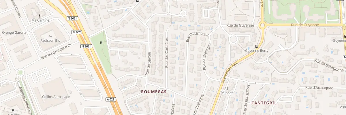 Plan du 9 Rue des Corbières à Blagnac