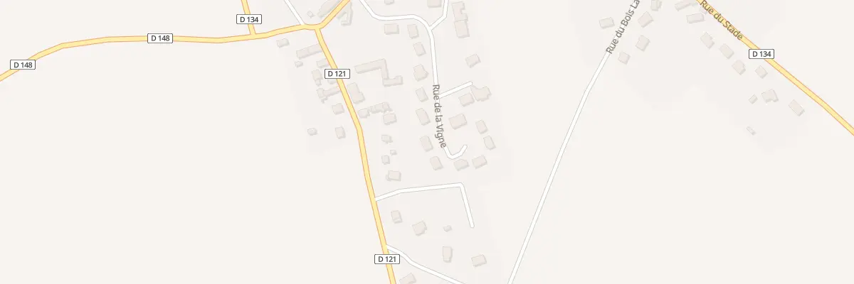 Plan du 8 Rue de la Vigne à Clévilliers