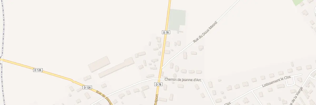 Plan du 11 Rue du Tréport à Étalondes