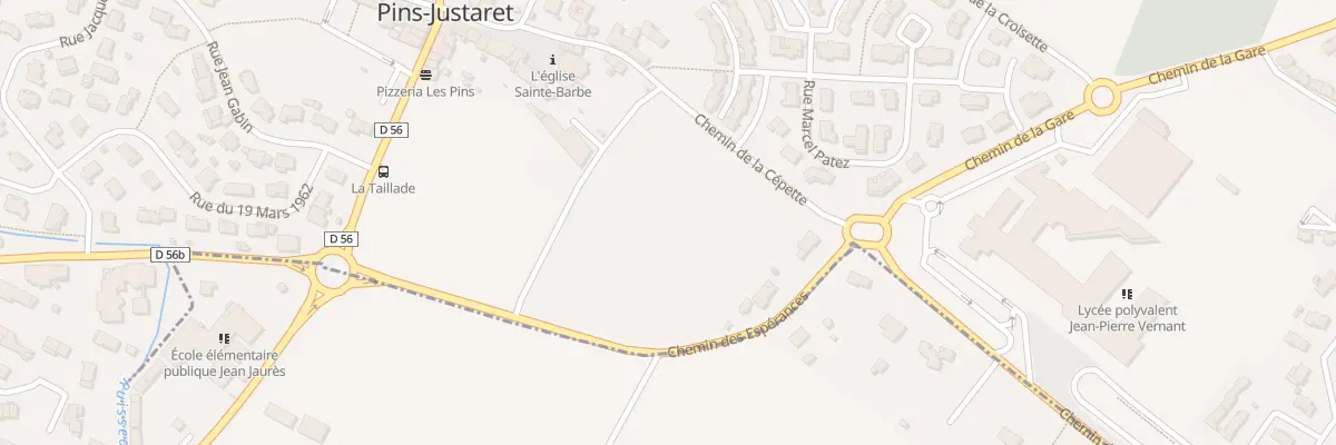 Plan du 22 Rue Françoise Sagan à Pins-Justaret