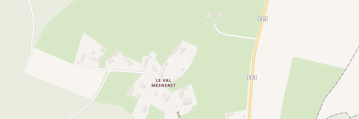 Plan du 3 Le Valmesneret à Croixdalle