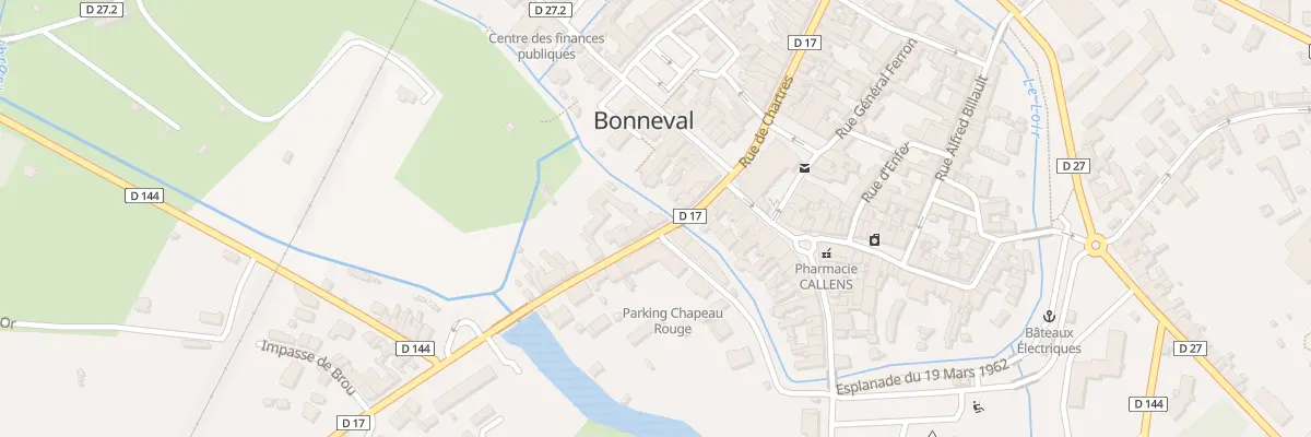 Plan du 16 Rue de la Résistance à Bonneval