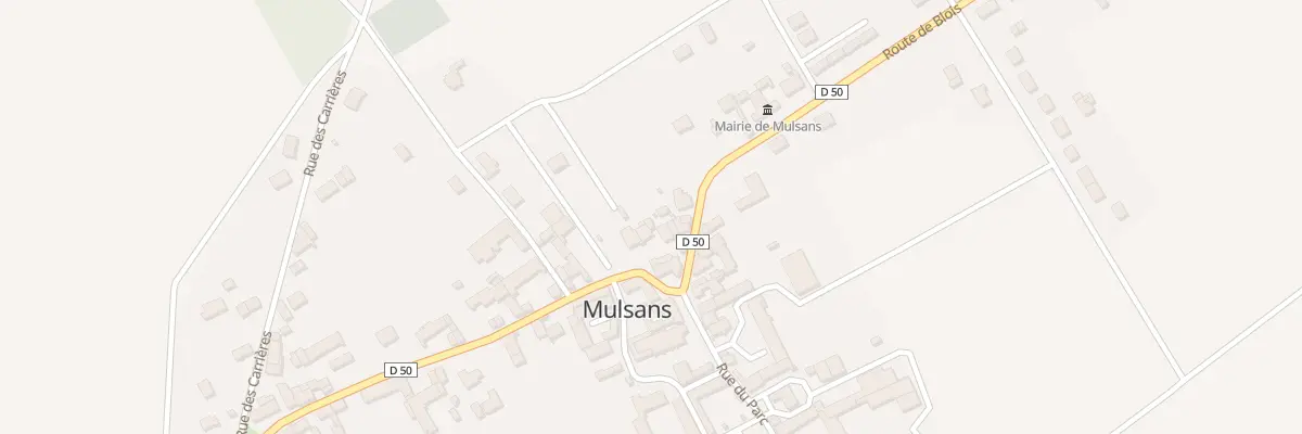 Plan du 22 Rte de Blois à Mulsans