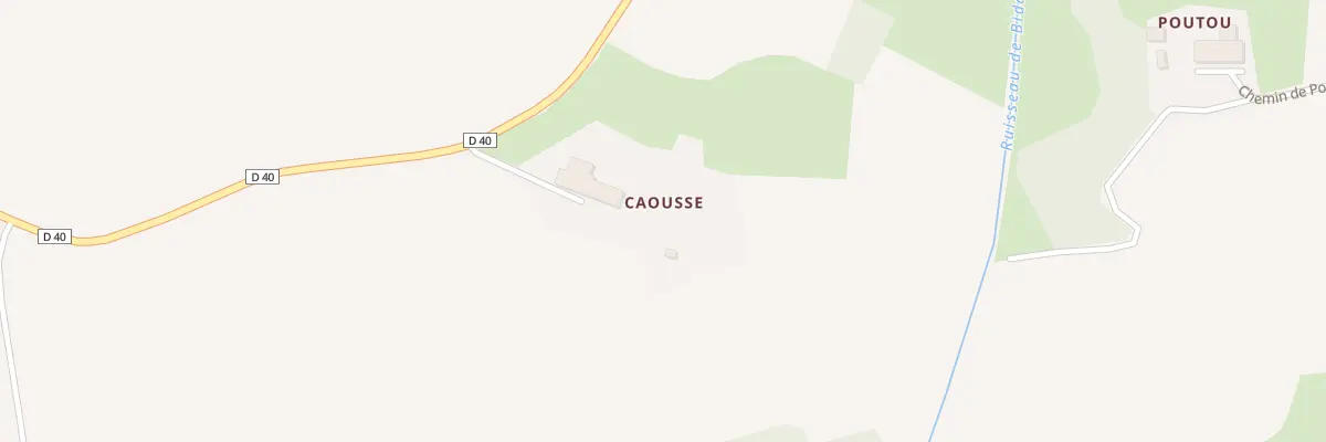 Plan du 95 Caousse à Esperce