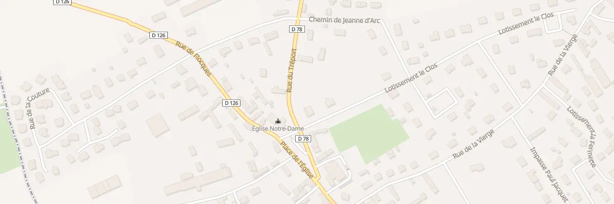 Plan du 2 Rue du Tréport à Étalondes