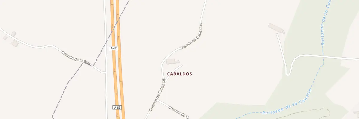 Plan du 115B Che de Cabaldos à Bouloc
