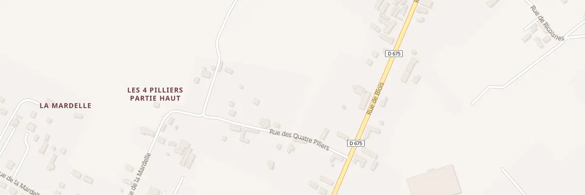 Plan du 14 Rue des Quatre Piliers à Noyers-sur-Cher