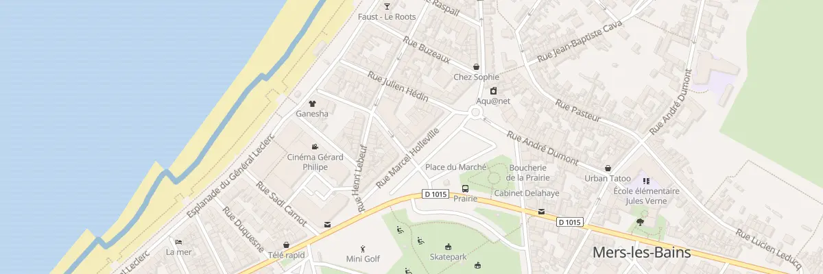 Plan du 23 Rue Marcel Holleville à Mers-les-Bains
