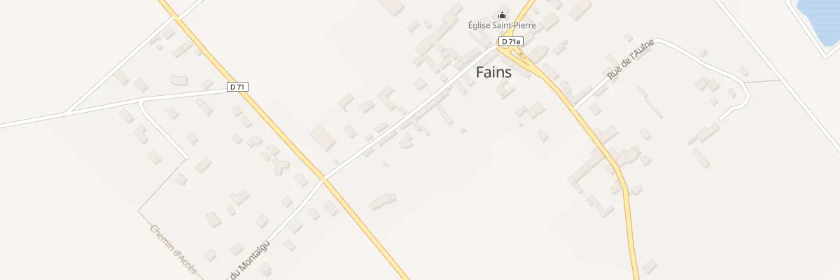 Plan du 13 Rue Louis Duguay à Fains