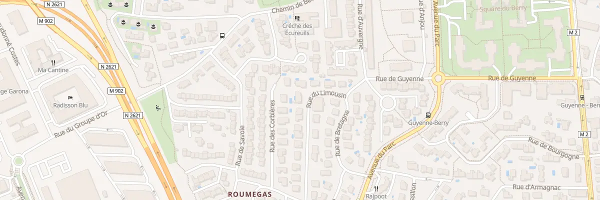 Plan du 10 Rue du Limousin à Blagnac