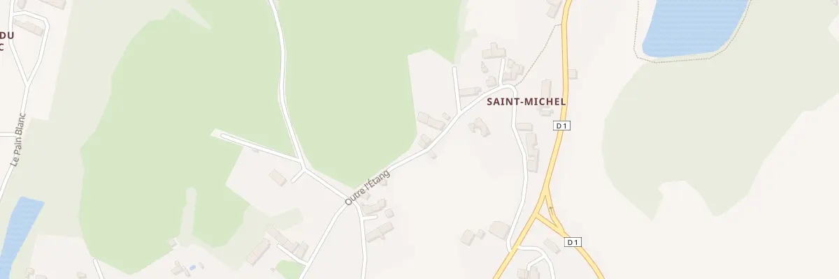 Plan du 20 Outre l’Etang à La Châtre-Langlin
