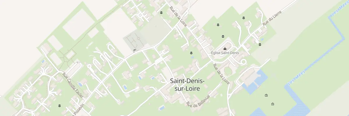 Plan du 4 Rue Bernard Lorjou à Saint-Denis-sur-Loire