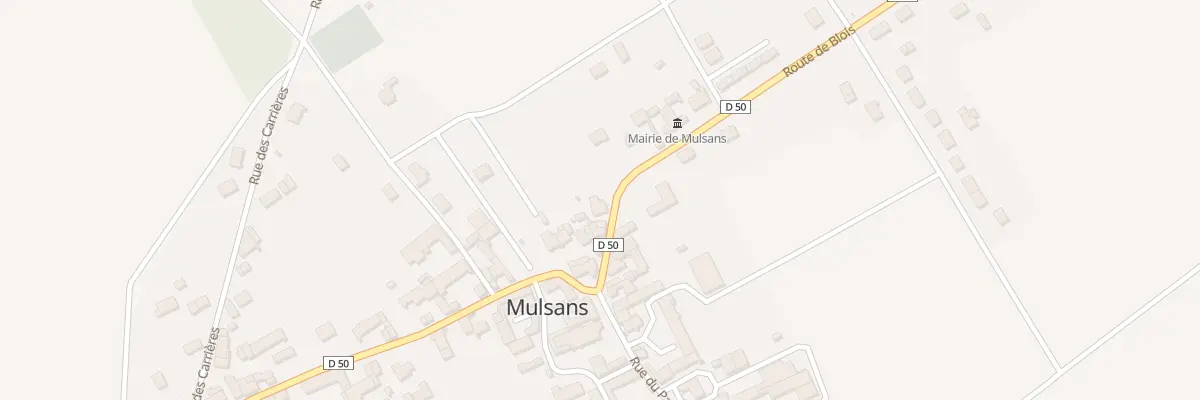 Plan du 18 Rte de Blois à Mulsans