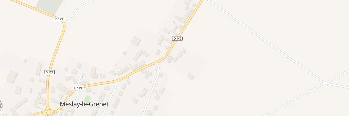 Plan du 2 Rue des Carnutes à Meslay-le-Grenet