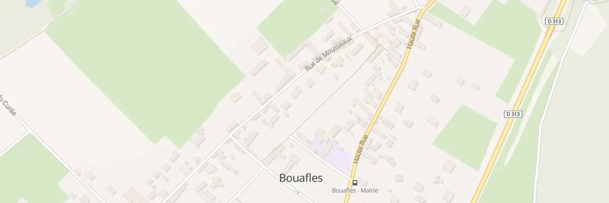Plan du 13 Rue de Mousseaux à Bouafles