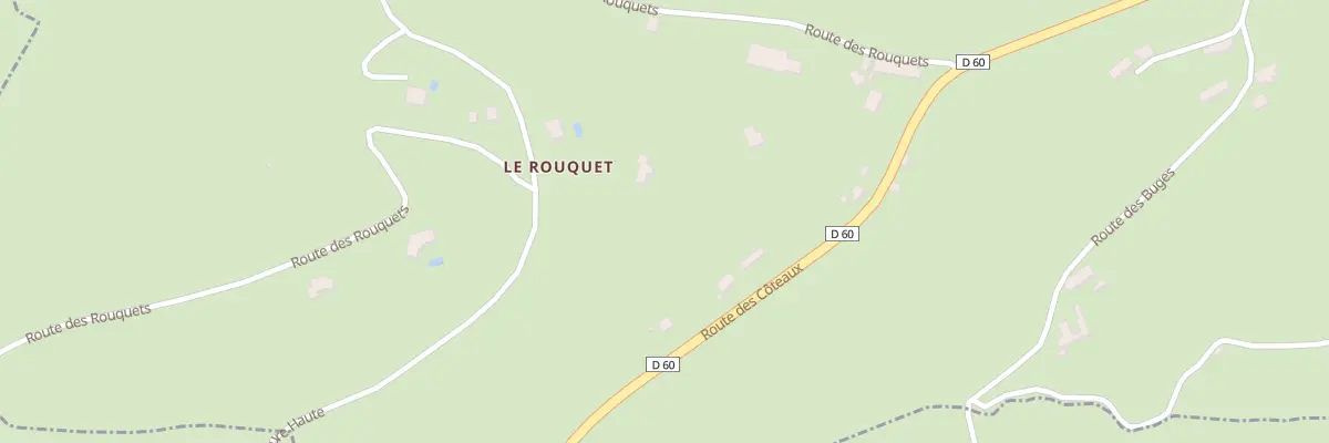 Plan du 136 Les Rouquets à La Feuillade