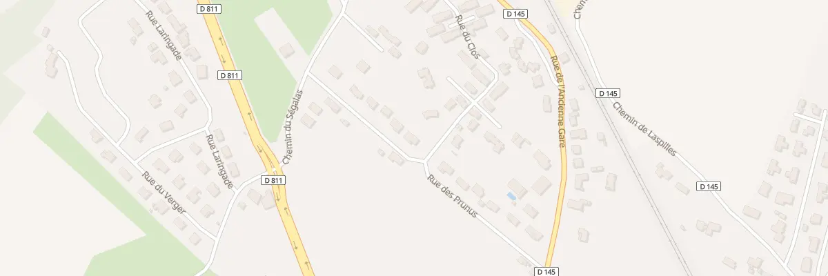 Plan du 554 Rue des Prunus à Mercuès