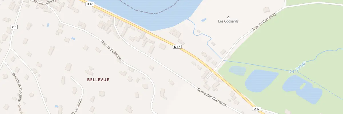 Plan du 11 Quai des Cochards à Seigy