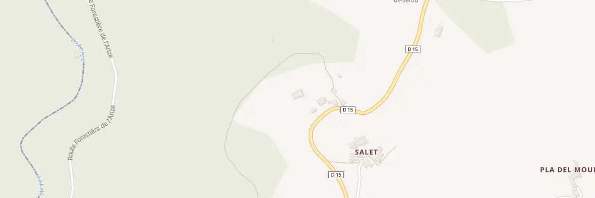Plan du 5001 Sales à Sentenac-de-Sérou