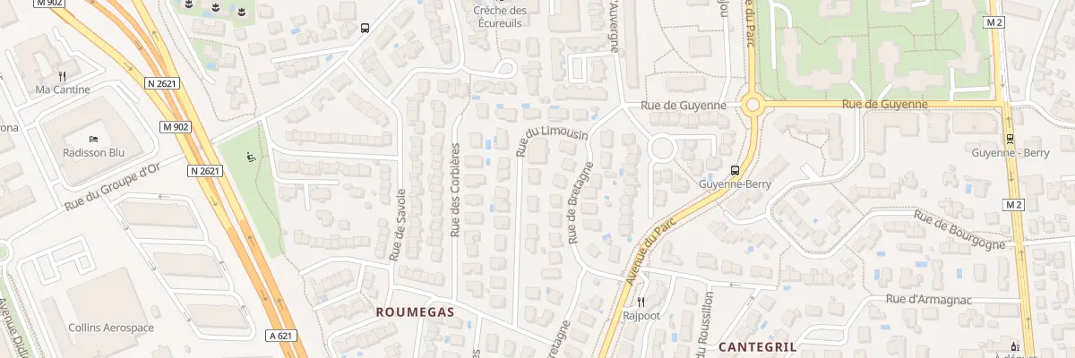 Plan du 3 Rue du Limousin à Blagnac
