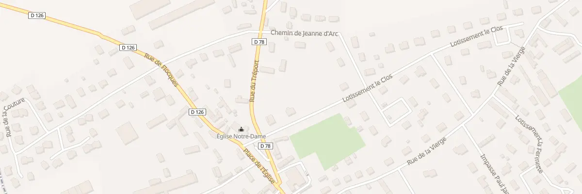 Plan du 5228 Le Village à Étalondes