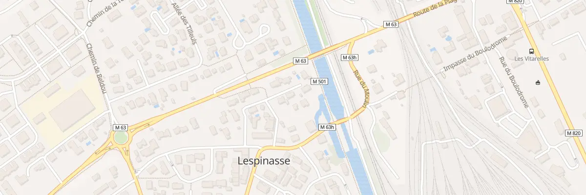 Plan du 9 Rue de la Laubardière à Lespinasse