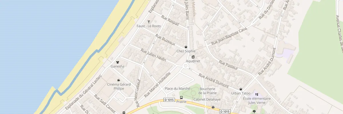 Plan du 25 Rue Julien Hédin à Mers-les-Bains