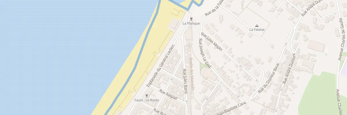 Plan du 13 Esp du Général Leclerc à Mers-les-Bains