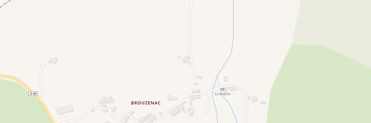 Plan du 410 Brouzenac à La Bastide-de-Sérou
