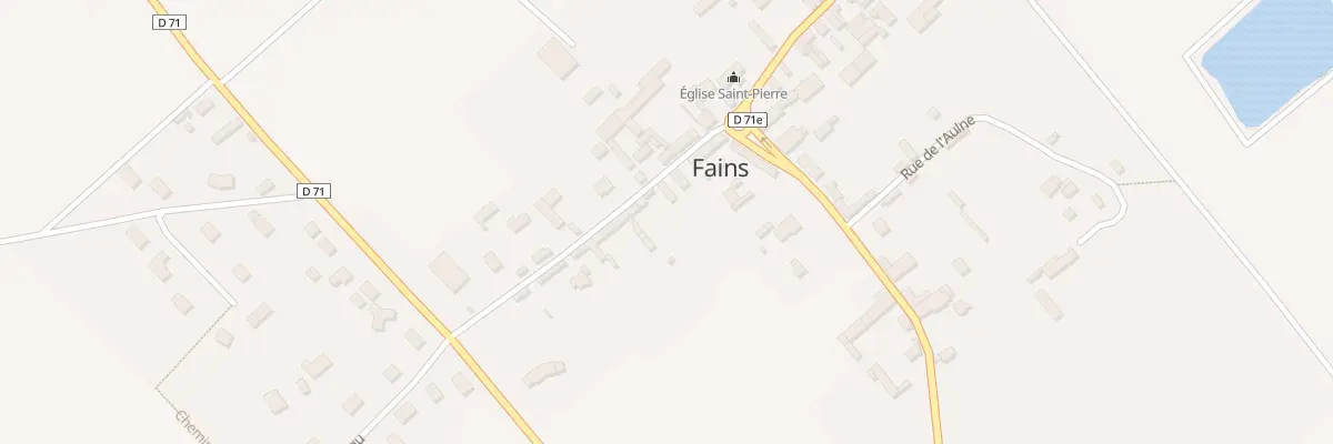 Plan du 7 Rue Louis Duguay à Fains