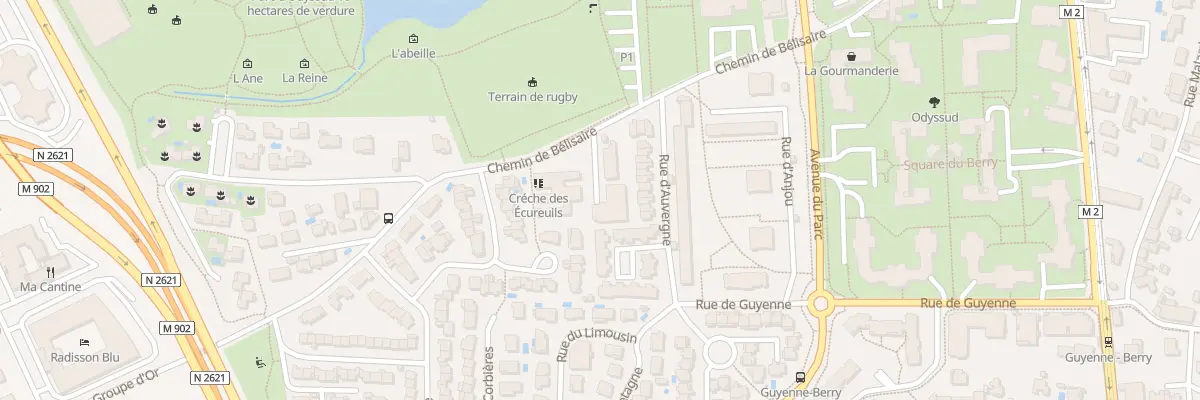 Plan du 21 Che de Bélisaire à Blagnac