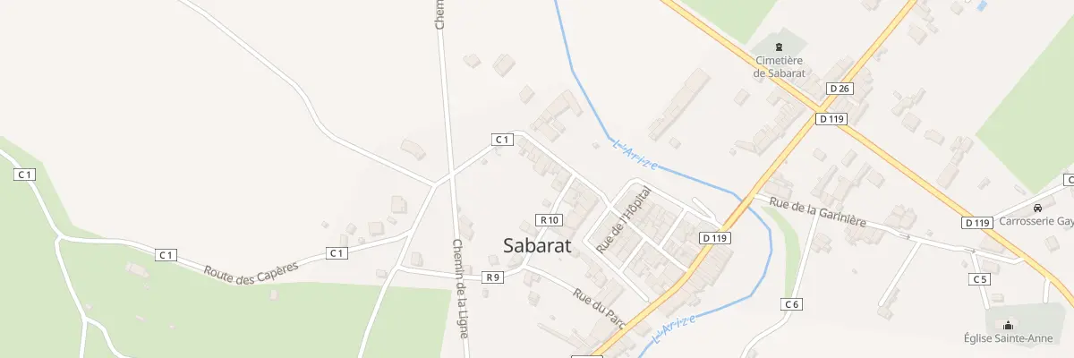 Plan du 19 Pl du Coustou à Sabarat