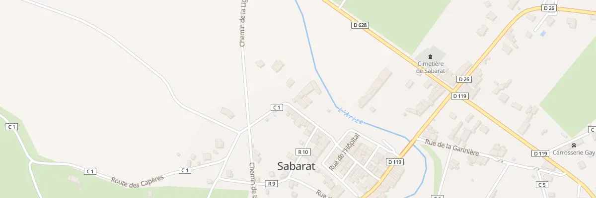 Plan du 29 Pl du Coustou à Sabarat