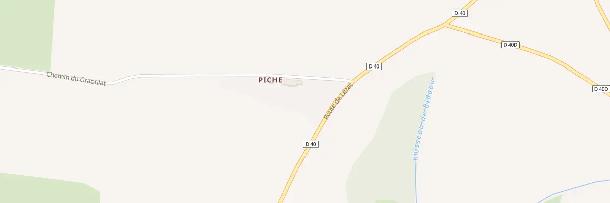 Plan du 117 Piche à Esperce