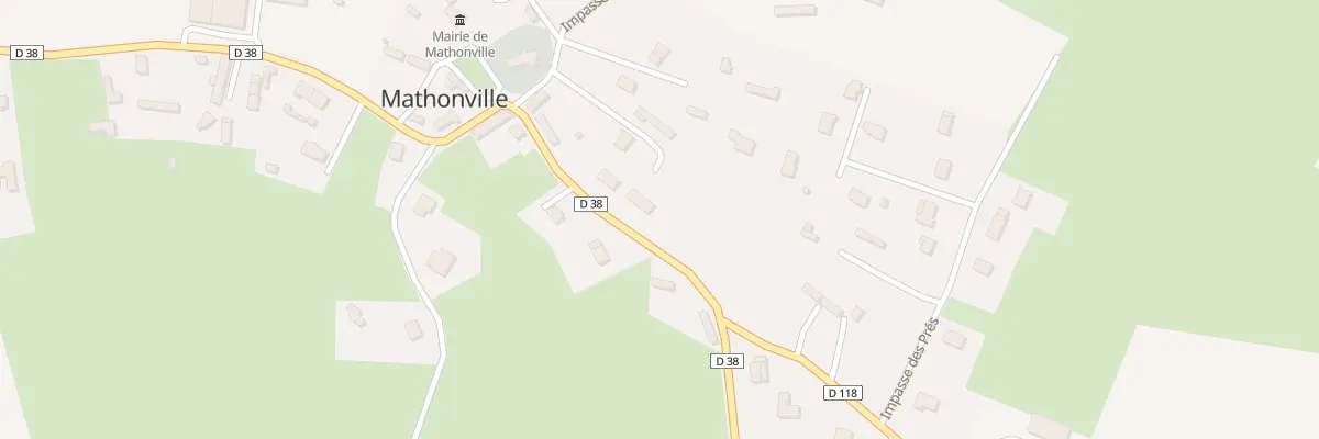 Plan du 284 Le Bourg à Mathonville