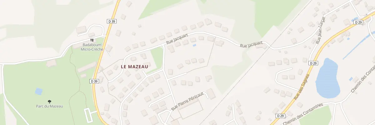 Plan du 27 Rue Amédée Broussillon à Saint-Priest-Taurion