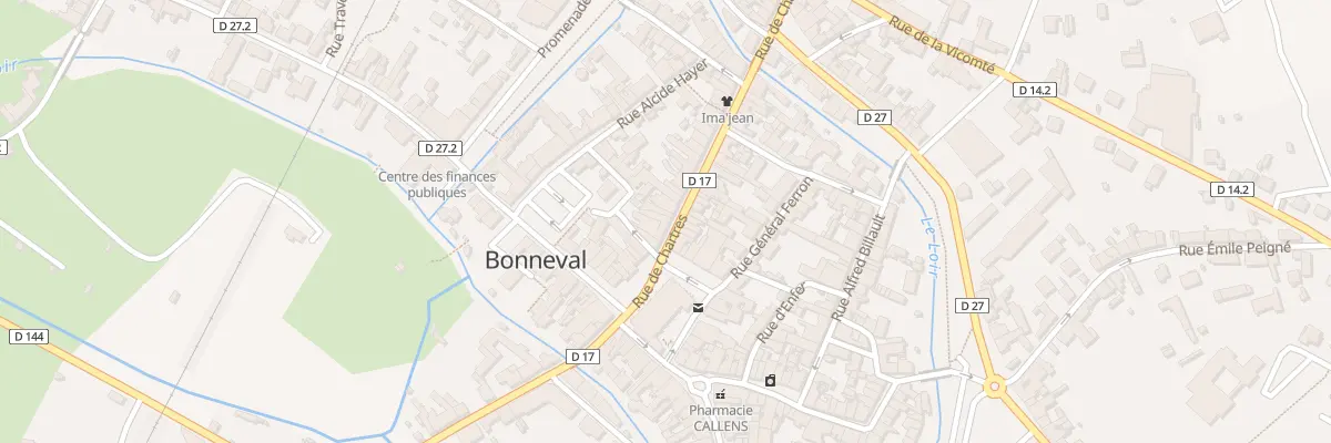 Plan du 7 Rue de Chartres à Bonneval