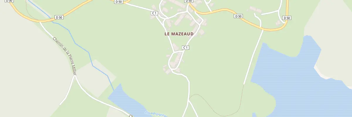 Plan du 54 Le Mazaud à Saint-Léger-la-Montagne