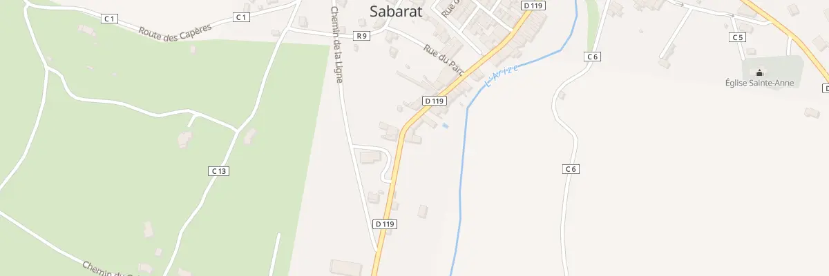 Plan du 41 Grande Rue à Sabarat