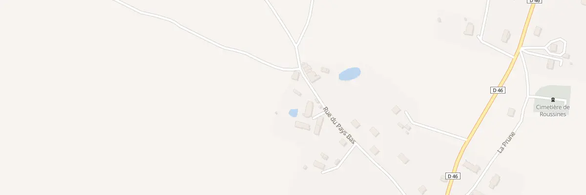 Plan du 9 Rue du Pays Bas à Roussines
