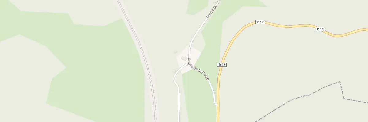 Plan du 153 Rte de la Pesse à Uzech