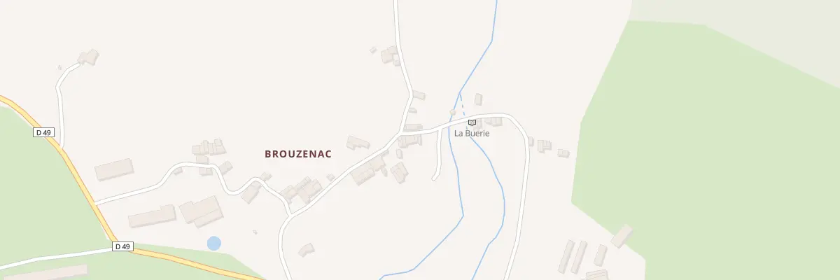 Plan du 423 Brouzenac à La Bastide-de-Sérou