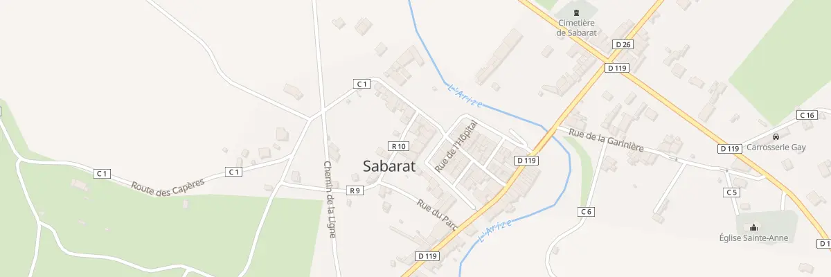 Plan du 4 Pl du Chanoine Pouech à Sabarat